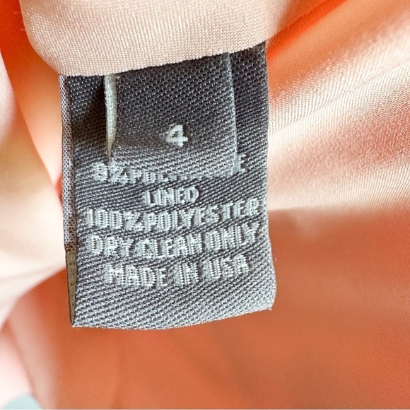 Lela Rose Blush Pink Grace Full-Skirt Fringe-Trim Mini Dress sz 4 - Picture 11 of 13